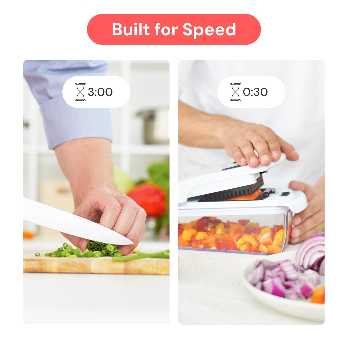 Fullstar Vegetable Cutter & Fruit Slicer – White