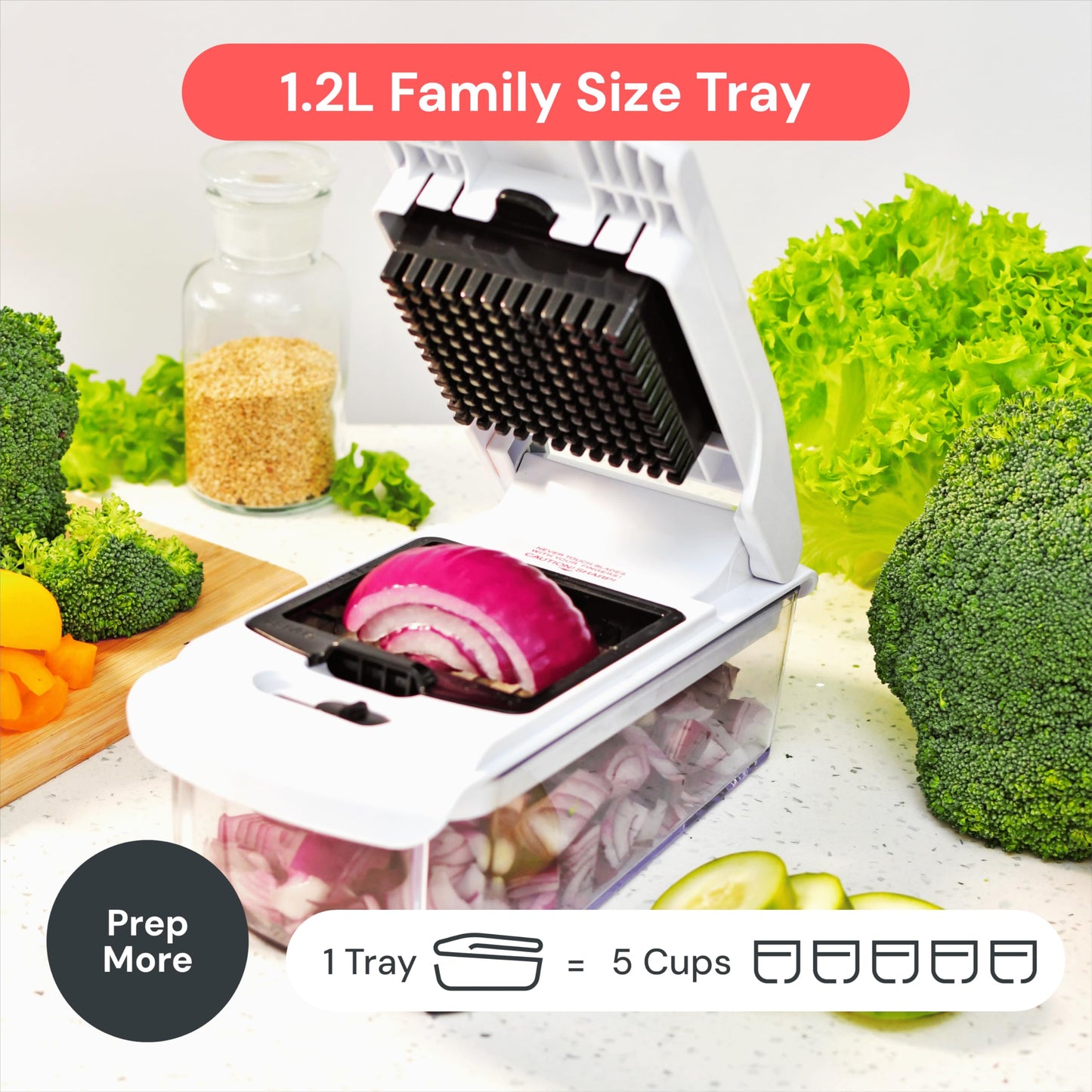 Fullstar Vegetable Cutter & Fruit Slicer – White