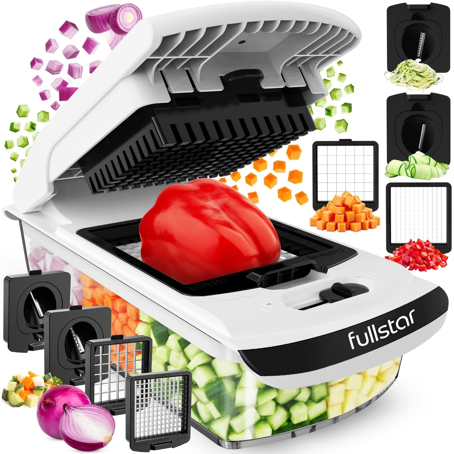 Fullstar Vegetable Cutter & Fruit Slicer – White